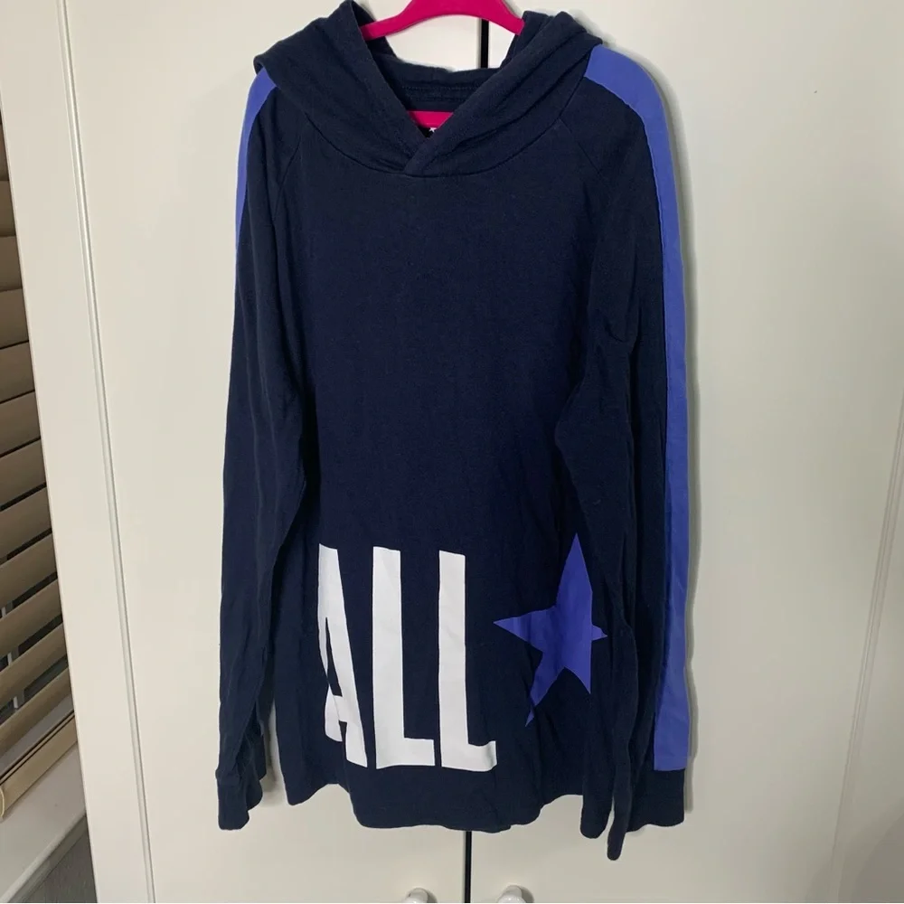 Kids’ Converse Graphic Logo Hooded Thin Long Sleeved Shirt/ Sweatshirt